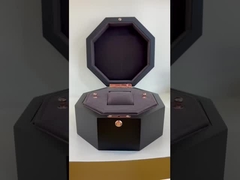 Custom Solid Wood Jewelry Box 12x8x4 Inches Luxury Matte Lacquer