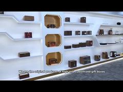 High quality wooden perfume box custom logo packing wood perfume gift box