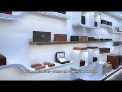 Wooden ring jewelry box custom color high glossy wood jewelry box